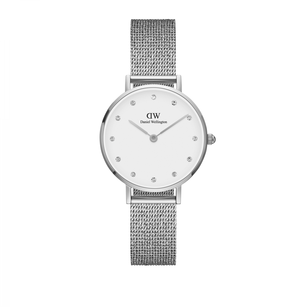 Daniel Wellington DW - Petite Pressed Mesh Sterling Lumine 28 mm