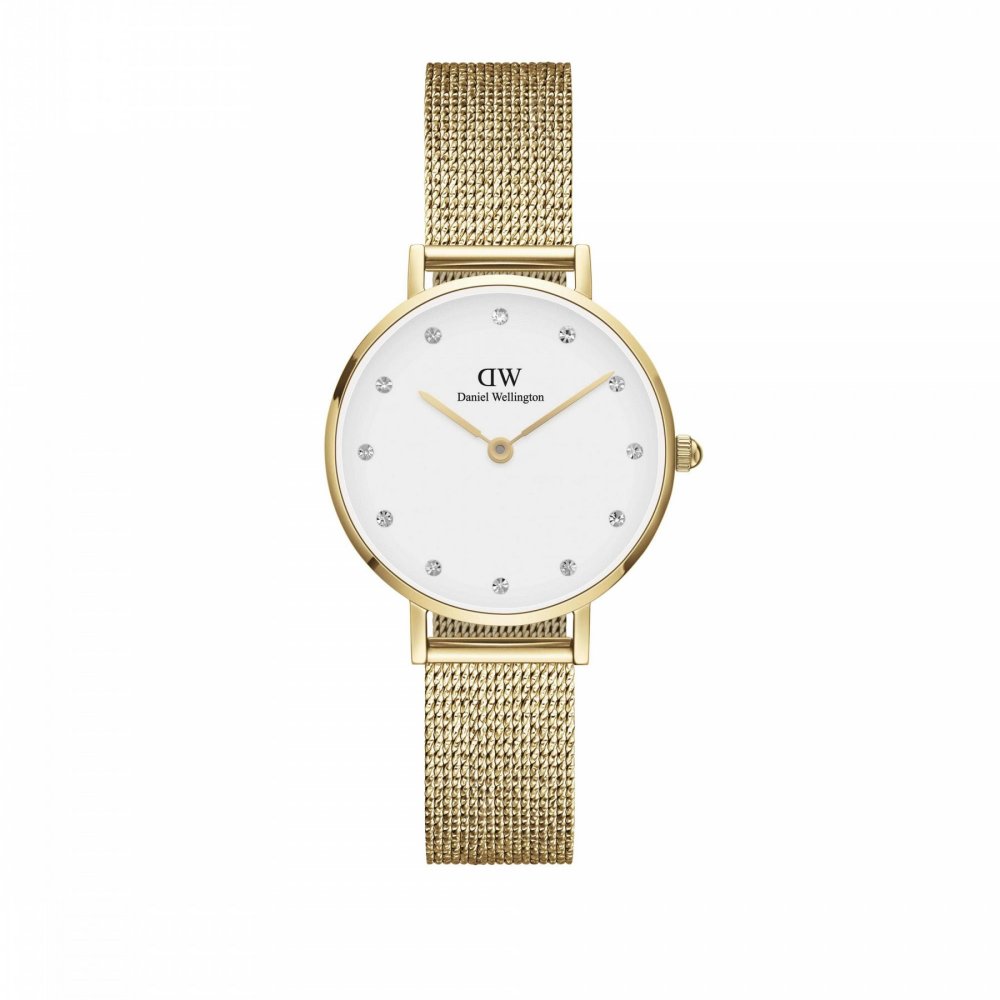 DW - Petite Pressed Mesh Evergold Lumine 28 mm