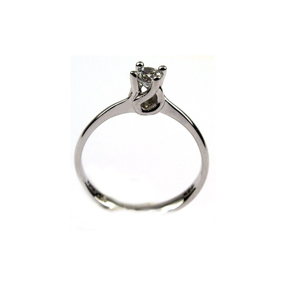 Solitaire ring with CZ