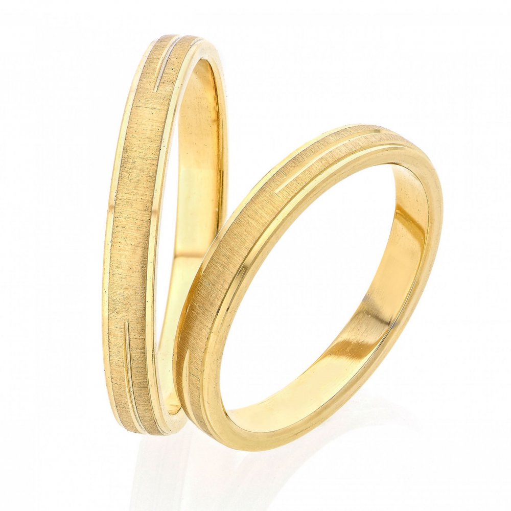 Gold wedding rings Stergiadis