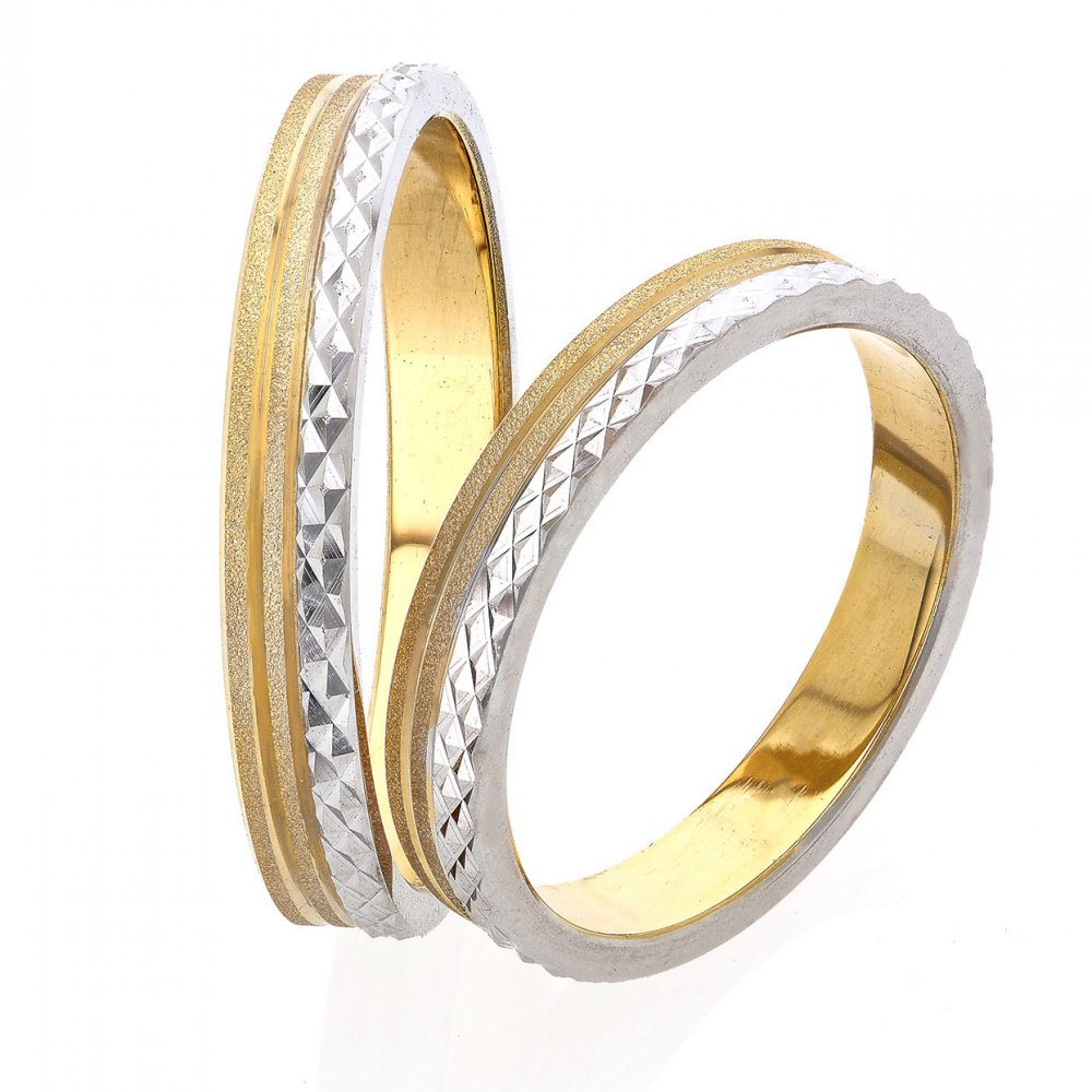 Gold wedding rings Stergiadis