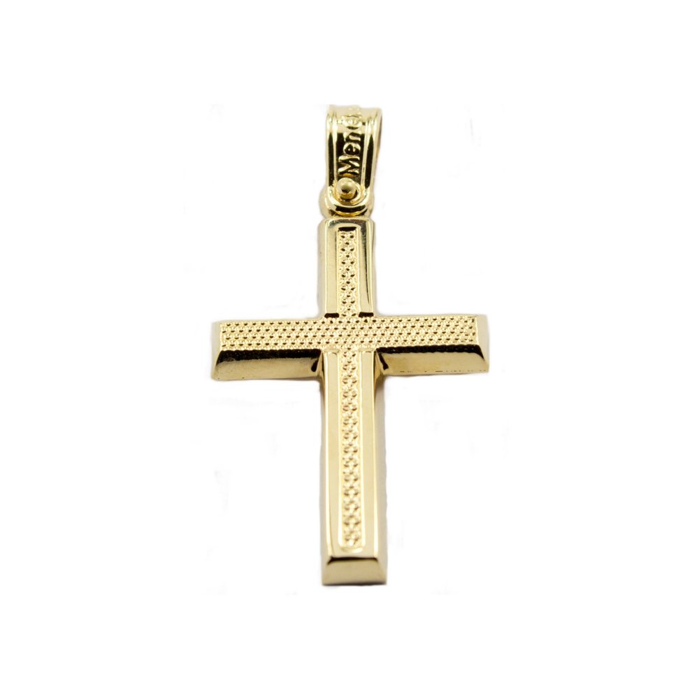 Yellow gold cross