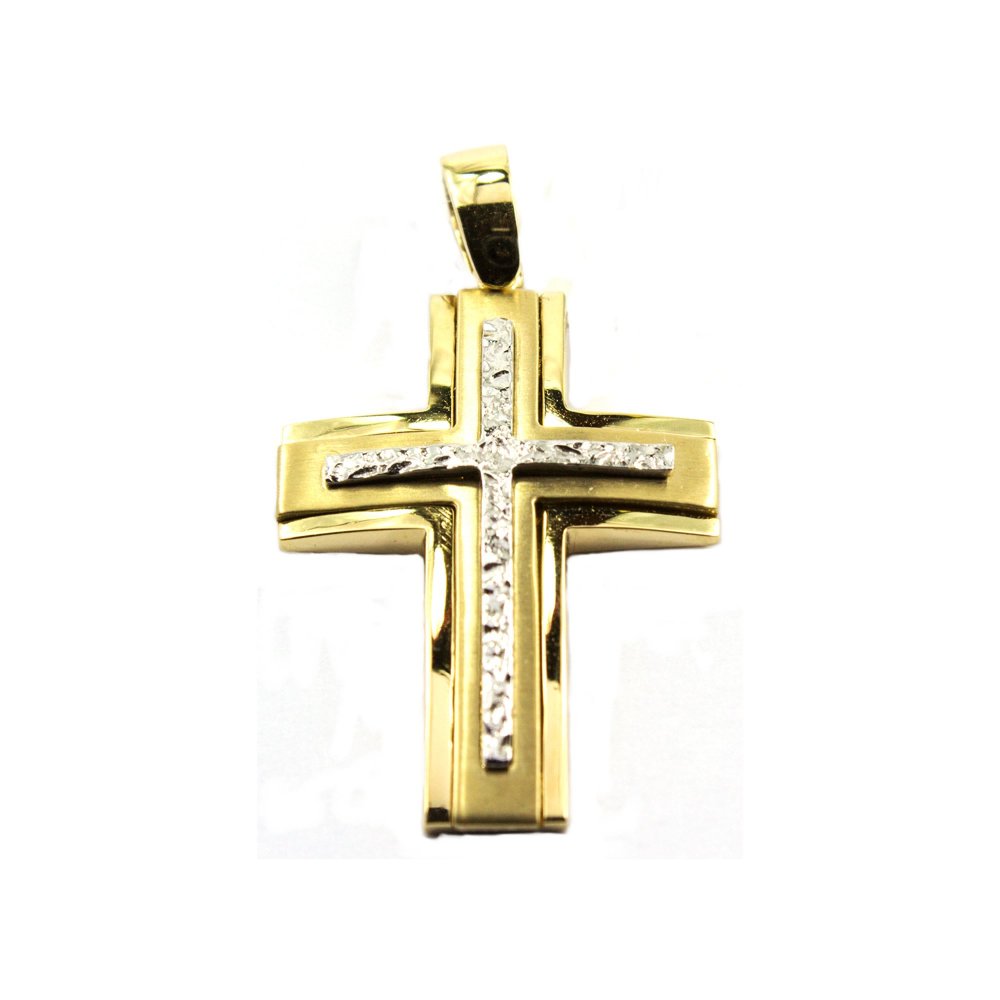 Yellow gold cross