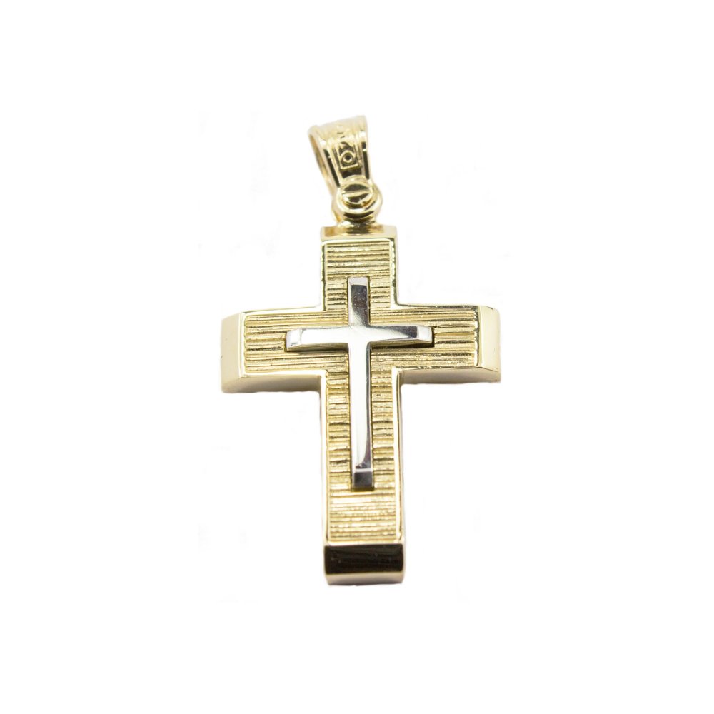 Yellow gold cross