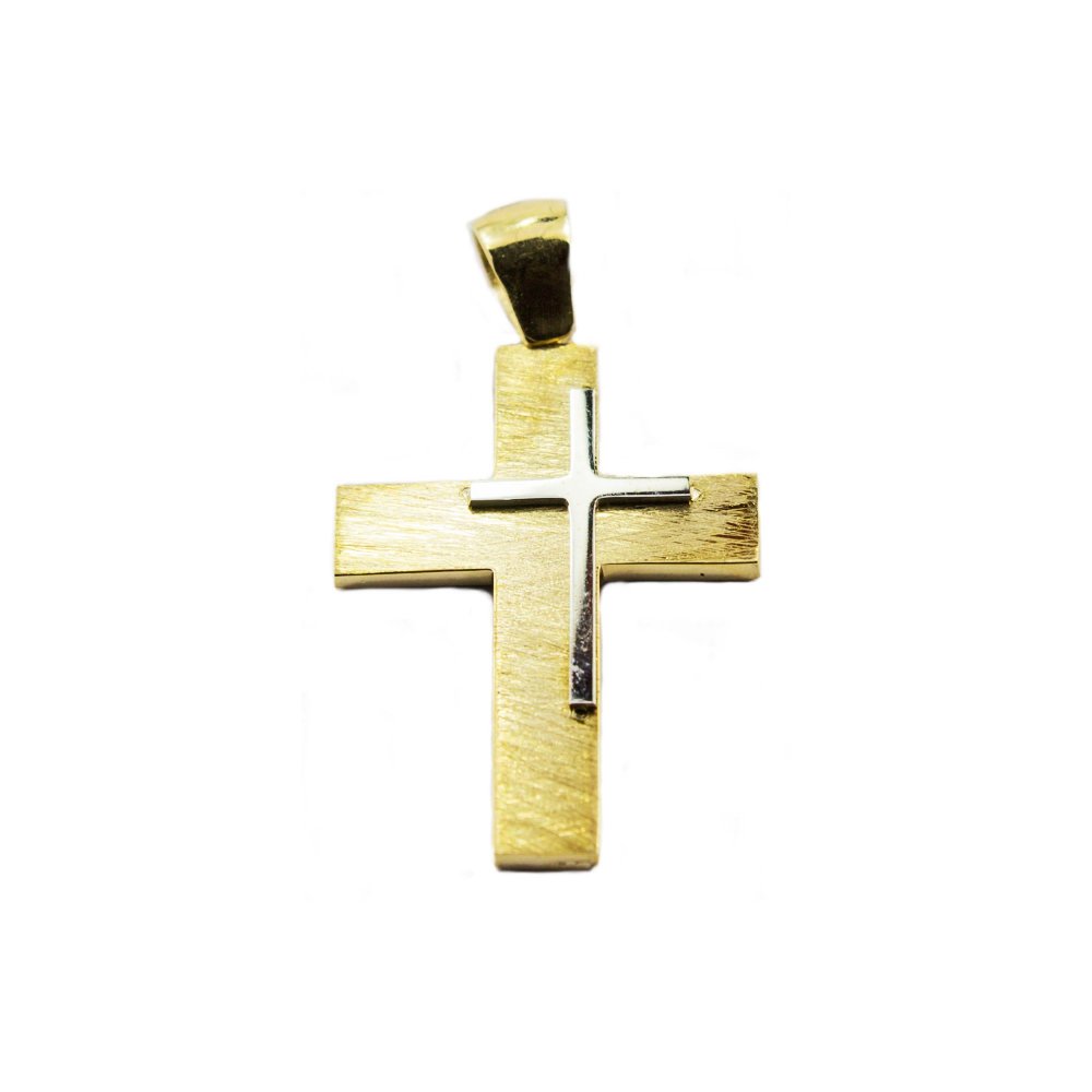 Yellow gold cross