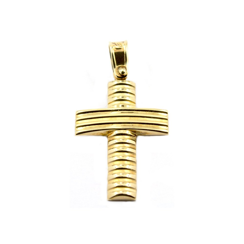 Yellow gold cross