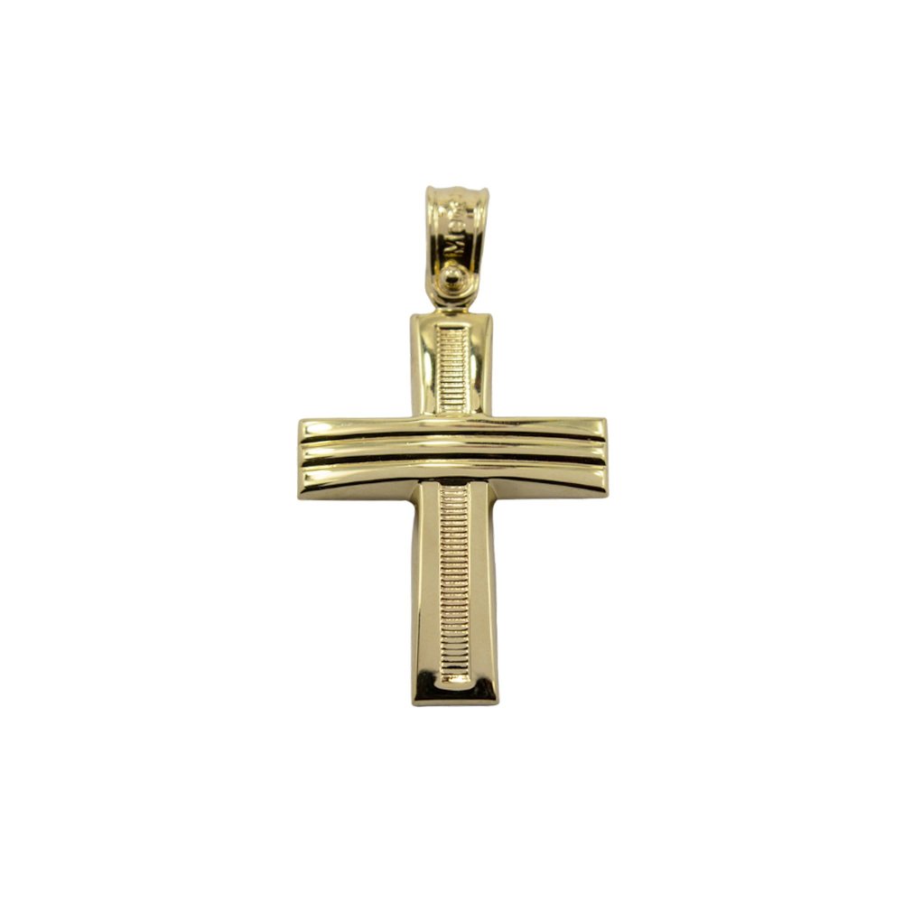 Yellow gold cross