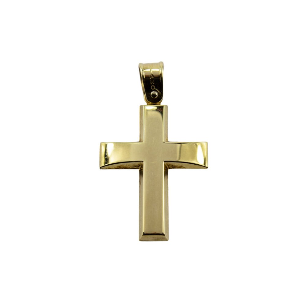 Yellow gold cross