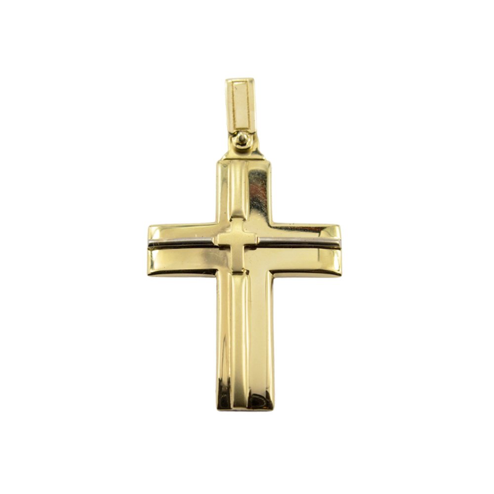 Yellow gold cross