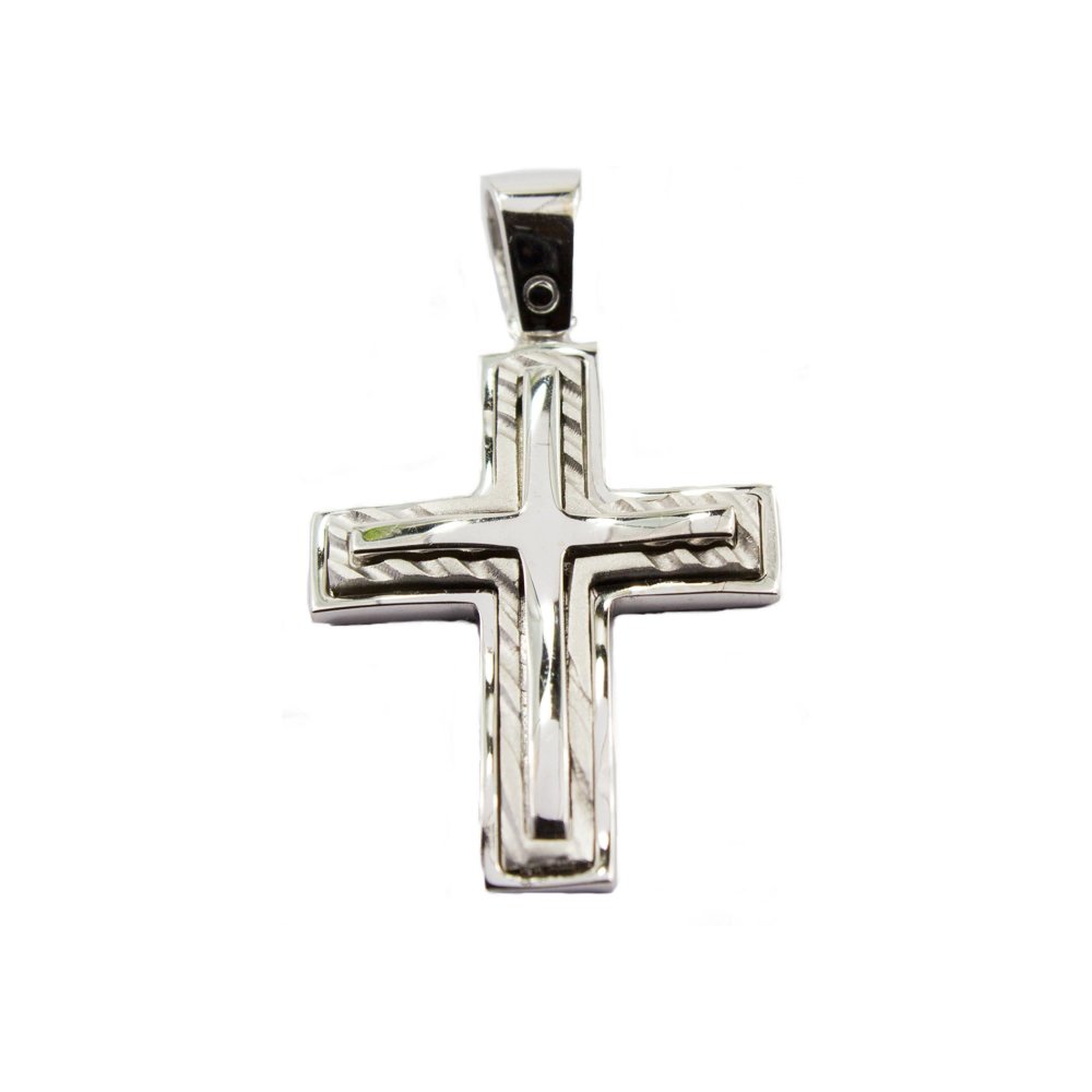 White gold cross