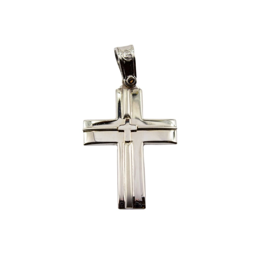 White gold cross