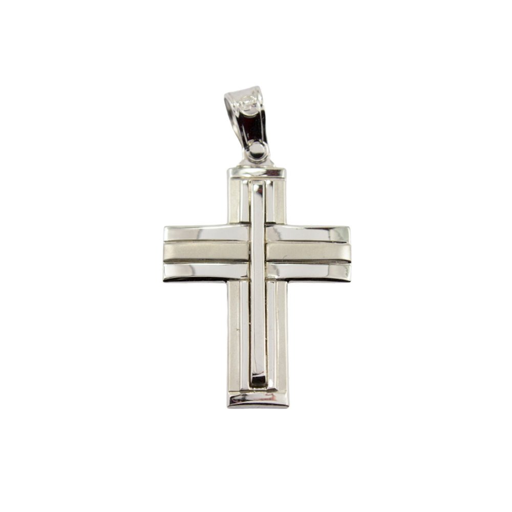 White gold cross