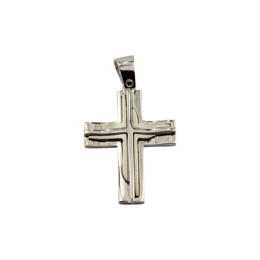 White gold cross