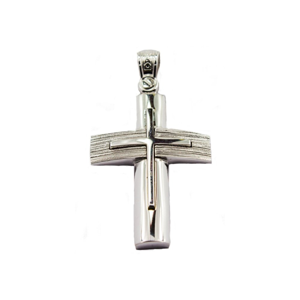 White gold cross