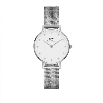 Daniel Wellington DW - Petite Pressed Mesh Sterling Lumine 28 mm