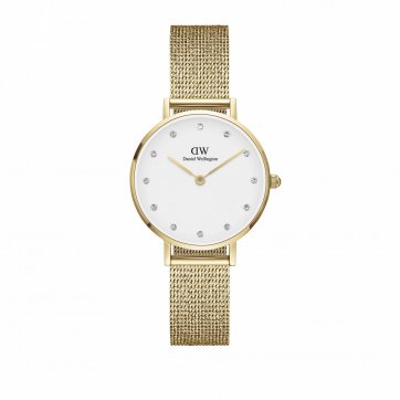 Daniel Wellington DW - Petite Pressed Mesh Evergold Lumine 28 mm