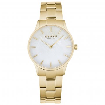 Strand Ρολόι Obaku Lyng Lille - Gold 