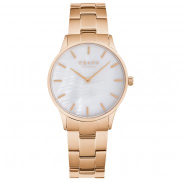 Strand Ρολόι Obaku Lyng Lille - Rose